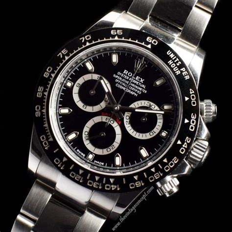 rolex daytona in stock|Rolex daytona black dial price.